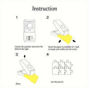 DIY-Puzzlestanzer zum Basteln - Perfekt für präzise Schnitte und kreative Projekte