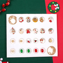 Laden Sie das Bild in den Galerie-Viewer, 24 Tage Countdown-Kalender DIY Weihnachten Adventskalender Armbänder Set
