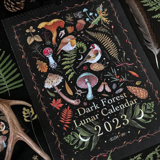 📅2023 Dark Forest Lunar Calendar ☘