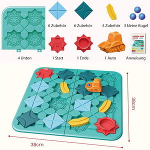 Logisches Straßenbauspiel für Kinder