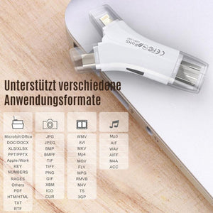 🎉4-in-1 iFlash Drive Kartenleser