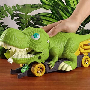 Dinosaurier Verschlingender Lastwagen