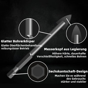 🔥Dreieckbohrer mit Sechskantschaft aus Legierung(5 STÜCKE)